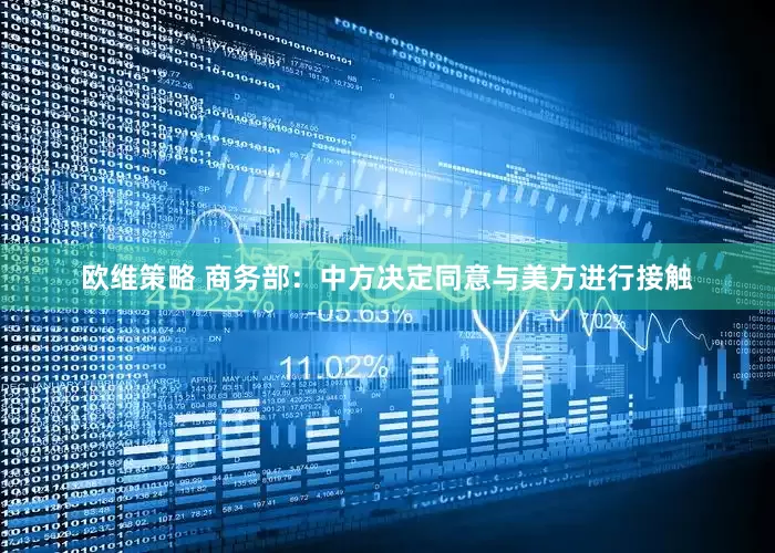 欧维策略 商务部：中方决定同意与美方进行接触